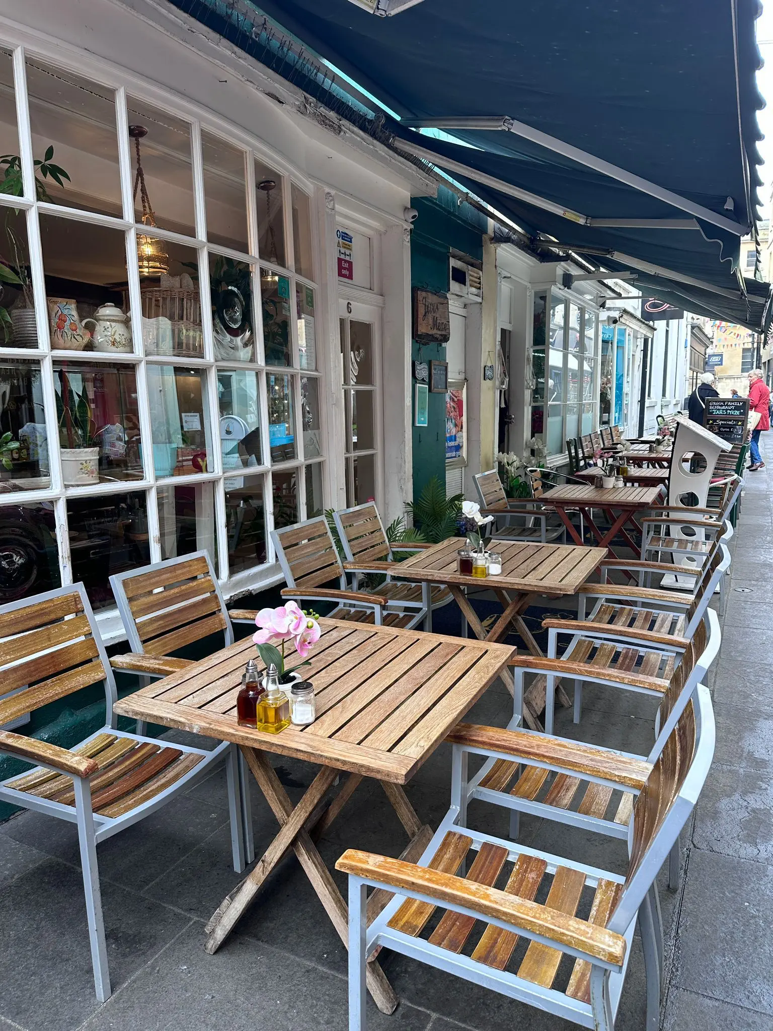 The Jars Meze doorway on Northumberland Place